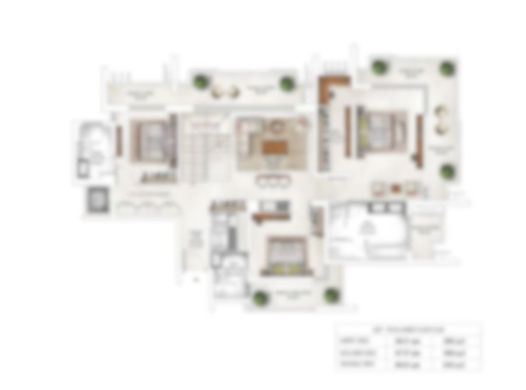 krisumi Tower 1 unit plan