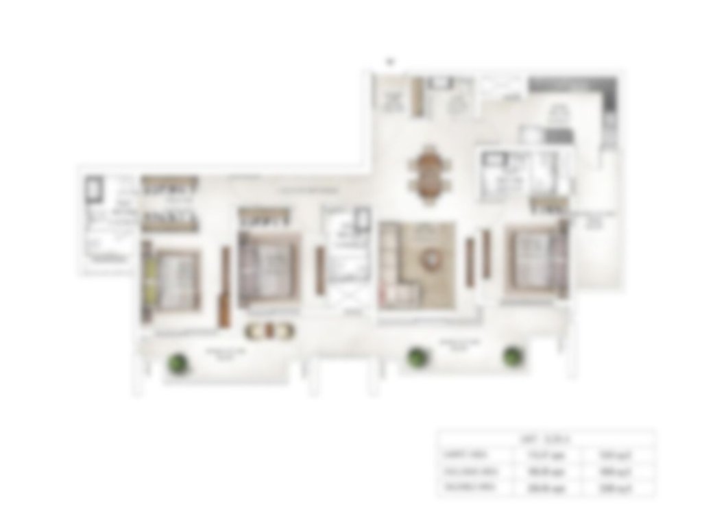 Krisumi Tower 2 & 3 unit plan