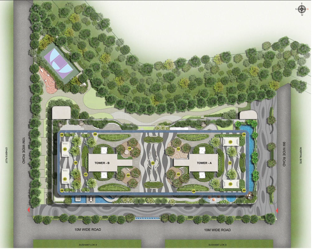 Trevoc royal residences Tower Unit plan