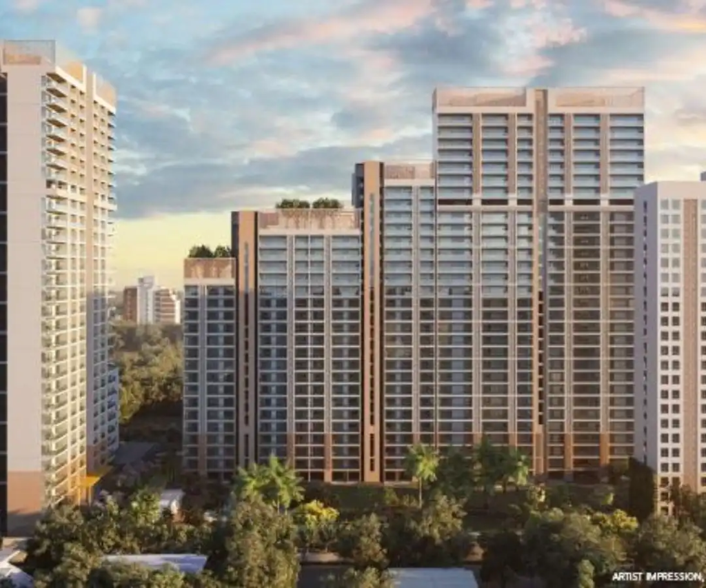 from top builders and developers in gurgaon godrej properties tower artistic image